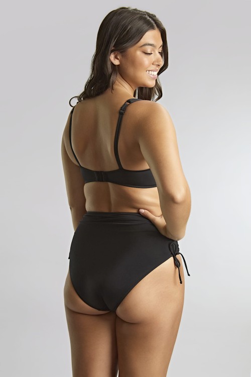 Signature - Panache Swim - marszczone figi kąpielowe SW2049 - black