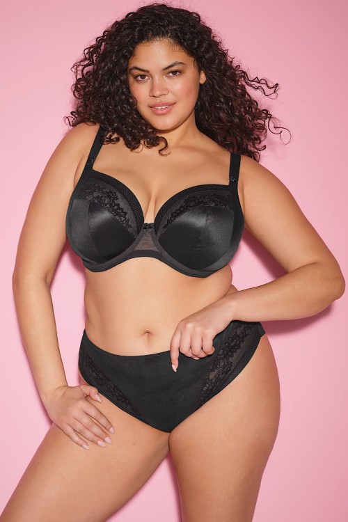 Nerina - Elomi - biustonosz plunge 302734 - black