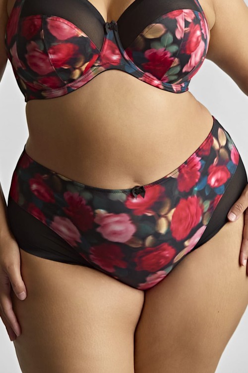 Bliss - Sculptresse - wysokie figi 10682A - rose print