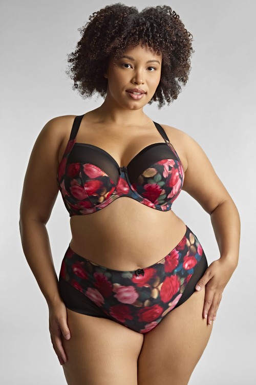 Bliss - Sculptresse - wysokie figi 10682A - rose print