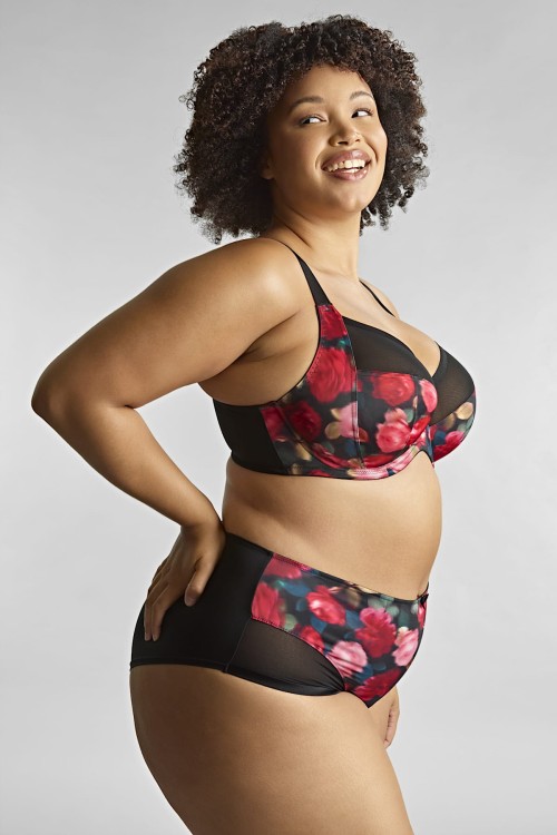 Bliss - Sculptresse - wysokie figi 10682A - rose print