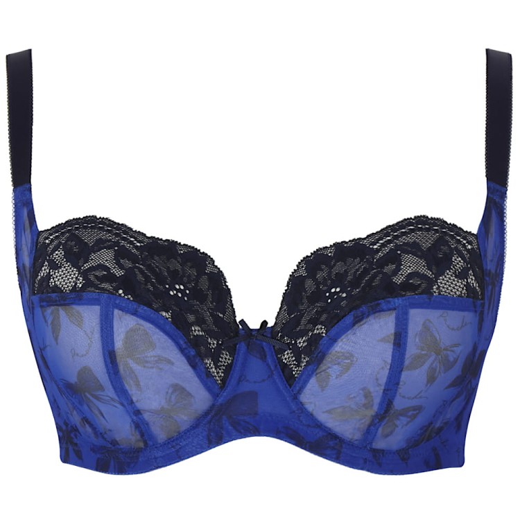 Nina - Panache - biustonosz 10941 - blue bows