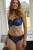 Nina - Panache - biustonosz 10941 - blue bows