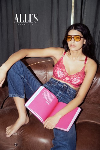 Euphoric - Alles - biustonosz push-up TPU - amarant