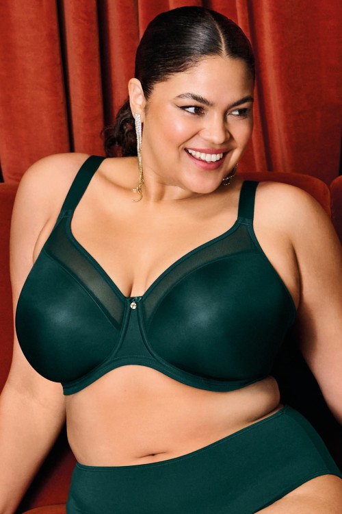 Smooth - Elomi - wysokie figi 4565 - deep emerald