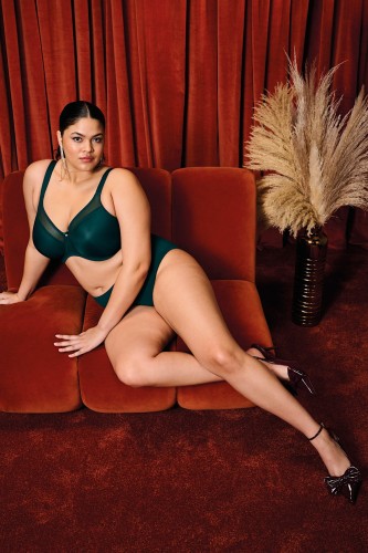 Smooth - Elomi - wysokie figi 4565 - deep emerald