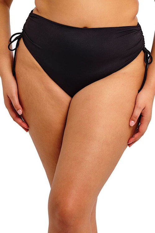 Plain Sailing - Elomi Swim - marszczone figi kąpielowe ES7287 - black
