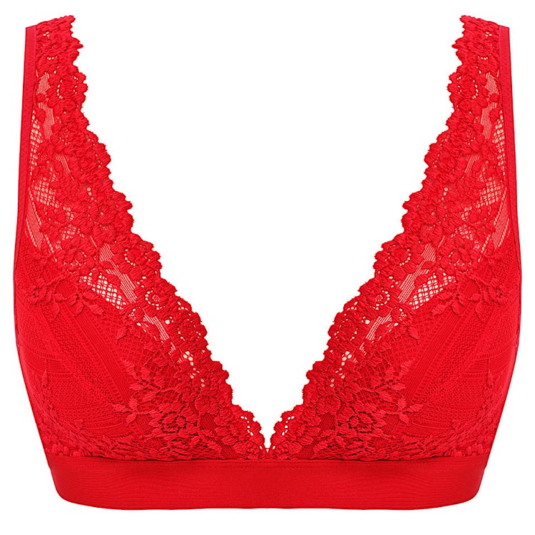 Embrace Lace - Wacoal - braletka WA852191 - equestrian red