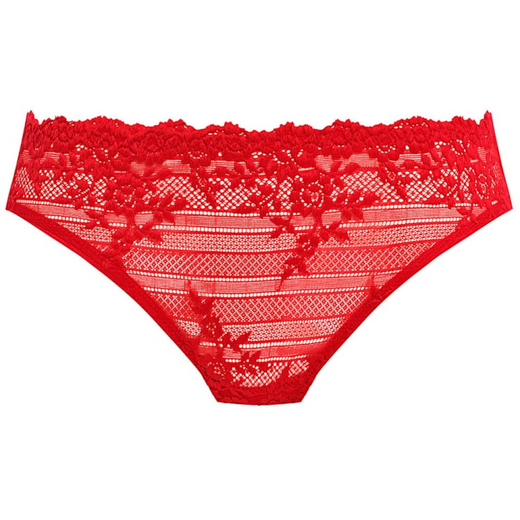 Embrace Lace - Wacoal - figi WA064391 - equestrian red