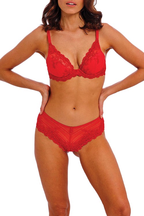 Embrace Lace - Wacoal - biustonosz WA853291 - equestrian red
