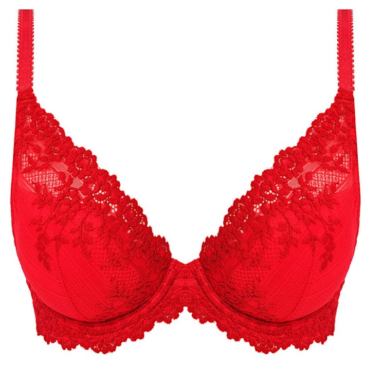 Embrace Lace - Wacoal - biustonosz WA853291 - equestrian red