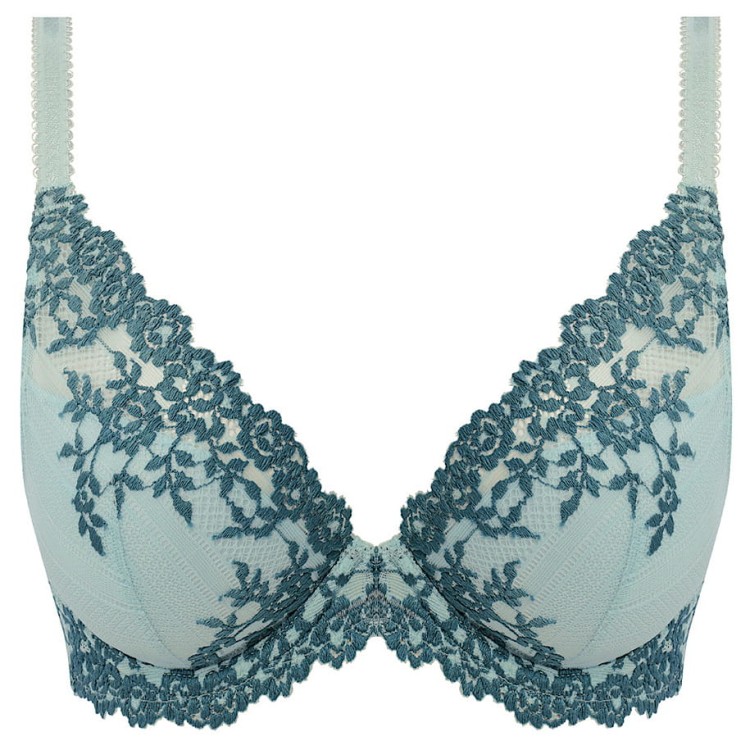 Embrace Lace - Wacoal - biustonosz WA853291 - eggshell blue