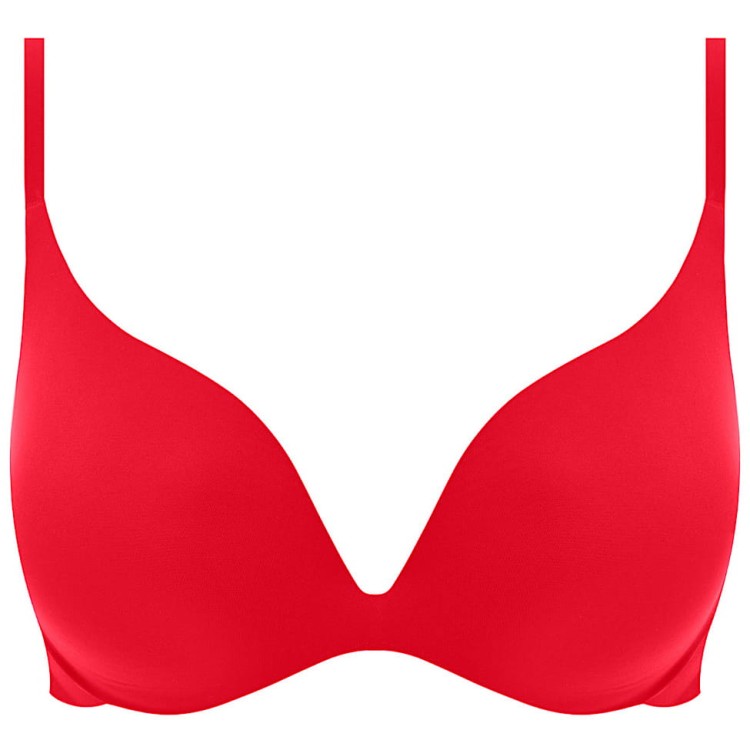 Ines Secret - Wacoal - biustonosz push-up WE601014 - equestrian red
