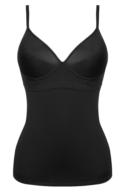 Simple Cami - Julimex - koszulka z biustonoszem - czerń