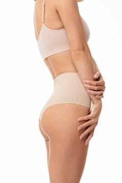 Amber Brasil Maxi - julimex - wysokie figi brazylijskie - beż