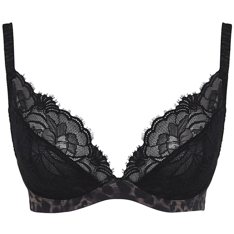 Cherie - Panache - biustonosz 11016 - black animal