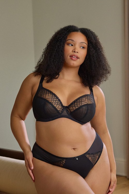 Ella - Sculptresse - figi 11204 - black sequin