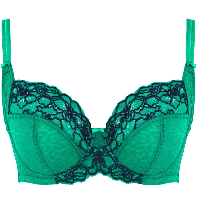 Envy - Panache - biustonosz 7285 - emerald leopard