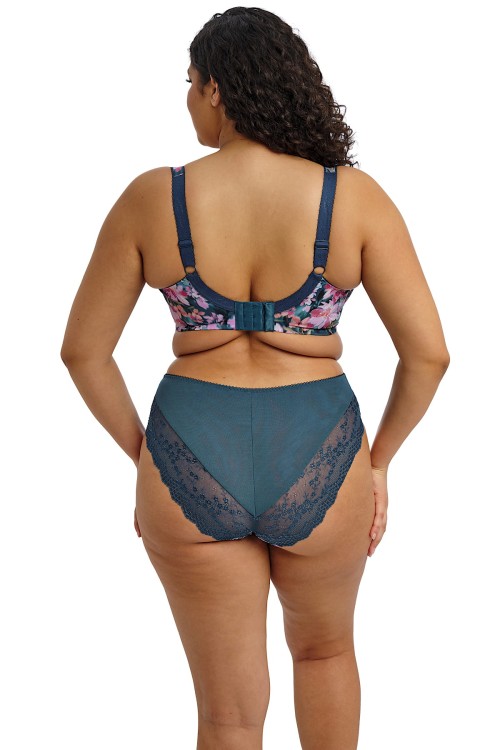 Lucie - Elomi - biustonosz 4490 - teal floral