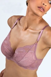 Essenza Rosa - Alles - biustonosz push-up TPU - wrzosowy
