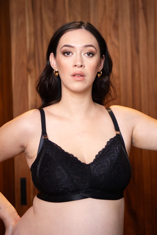 Warrior Soft Cup Bra - Hotmilk - biustonosz bez fiszbin - czerń