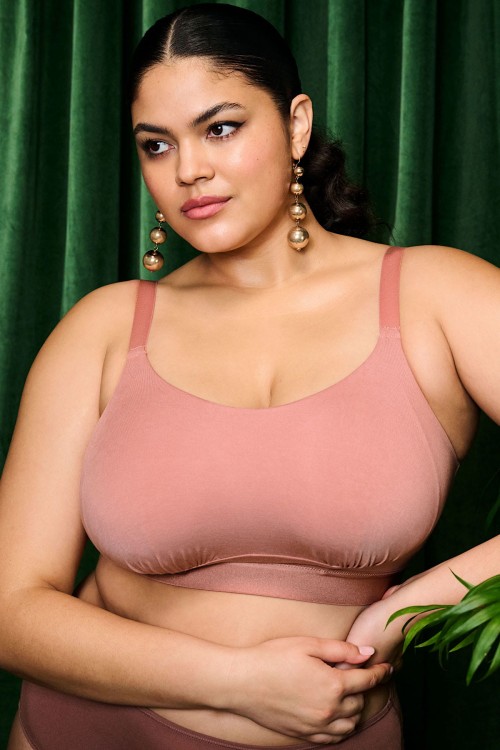 Downtime - Elomi - braletka bez fiszbin 301417 - ash rose