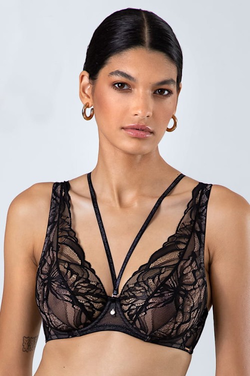 The Icon - Alles - biustonosz braletka MBR - czerń