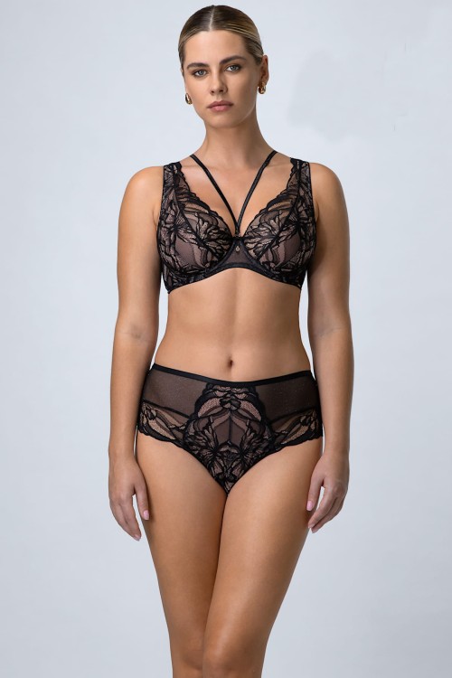 The Icon - Alles - biustonosz braletka MBR - czerń