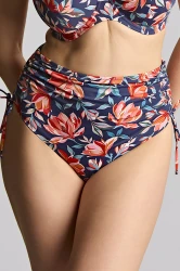 Liliflora - Panache Swim - marszczone figi kąpielowe SW2049 - liliflora print