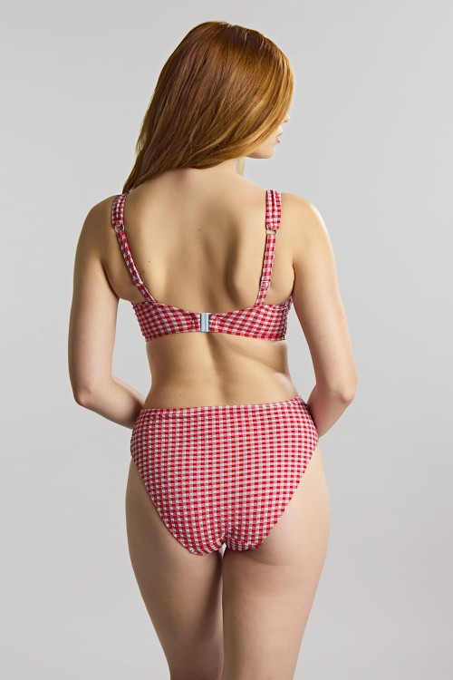 Gingham - Panache Swim - biustonosz kąpielowy Olivia SW1722 - red gingham