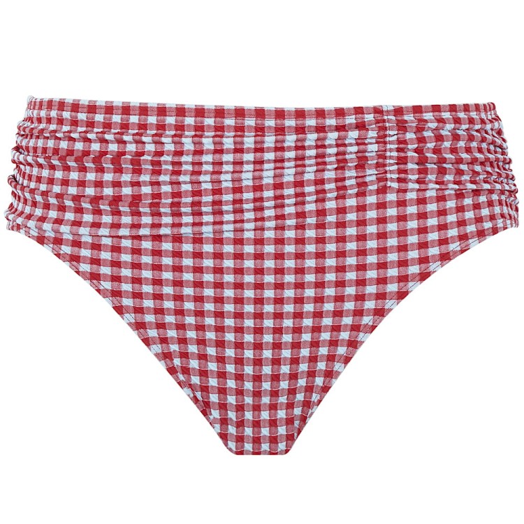 Gingham - Panache Swim - figi kąpielowe midi SW1729 - red gingham
