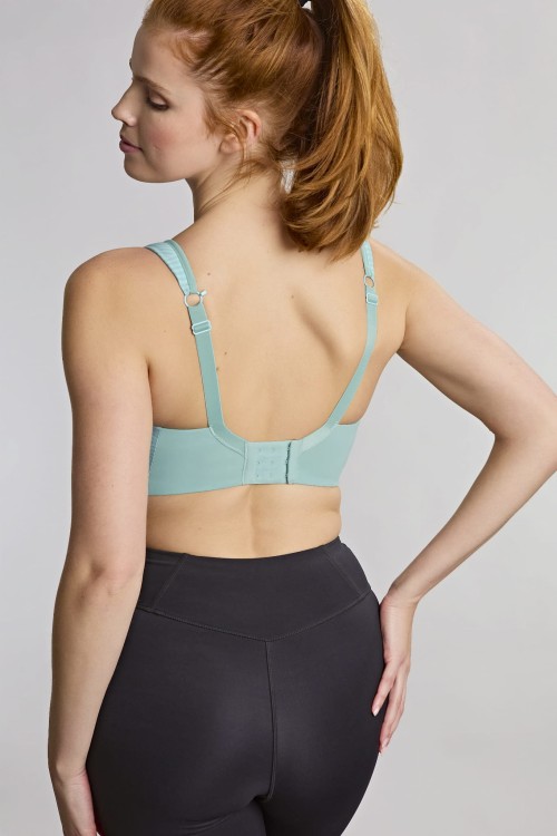 Power Sports Bra - Panache Sport - biustonosz 5021M - aqua haze/wave print