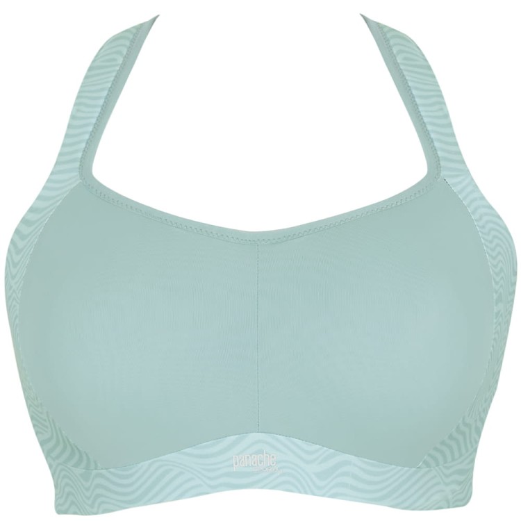 Power Sports Bra - Panache Sport - biustonosz 5021M - aqua haze/wave print