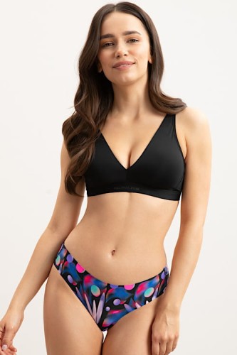 Black - Paloma Pink - braletka