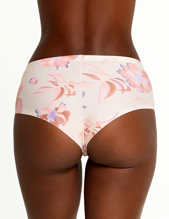 Floral Brazilian Maxi - Paloma Pink - wysokie figi brazylijskie