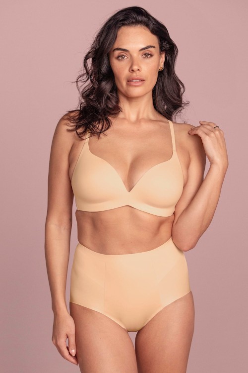 Ines Secret - Wacoal - biustonosz bez fiszbin WE601008 - frappe