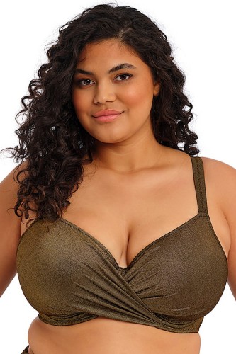 Sunset Shimmer - Elomi Swim - biustonosz kąpielowy ES803227 - gold rush