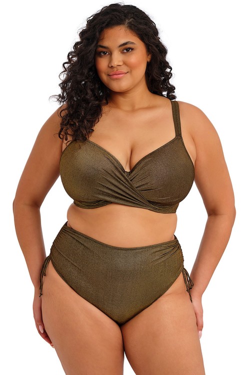 Sunset Shimmer - Elomi Swim - biustonosz kąpielowy ES803227 - gold rush