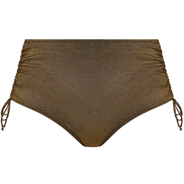 Sunset Shimmer - Elomi Swim - marszczone figi kąpielowe ES803273 - gold rush