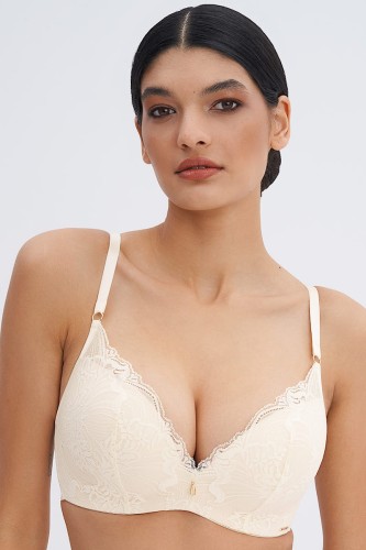 Pure Romantic - Alles - biustonosz super push-up SPU - wanilia