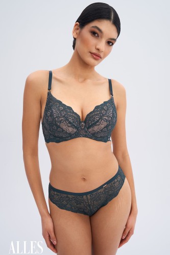 Marea - Alles - biustonosz push-up TPU - zieleń