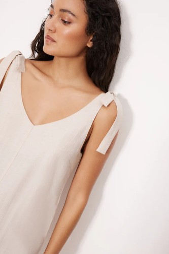 Caleta - Ysabel Mora - krótka sukienka plażowa 86273 - sand brown