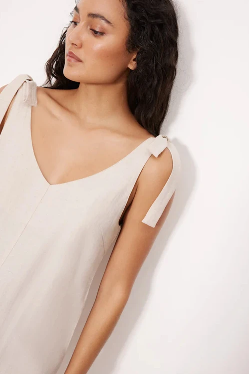 Caleta - Ysabel Mora - krótka sukienka plażowa 86273 - sand brown