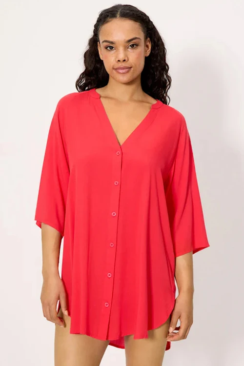 Isla - Ysabel Mora - koszula 86278 - vivid coral