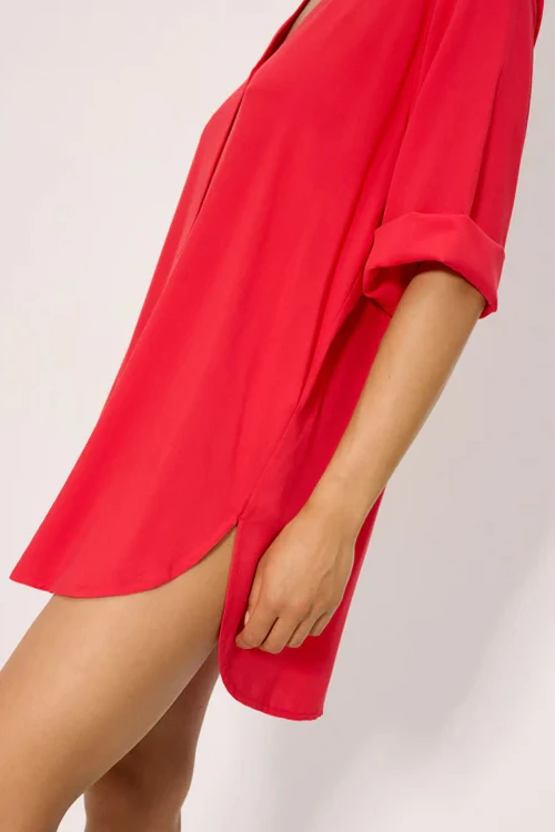 Isla - Ysabel Mora - koszula 86278 - vivid coral