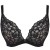Allure - Panache - biustonosz demi plunge 10763 - black/latte