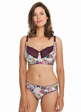 Florence - Royce - biustonosz 1257 - krem i oberżyna