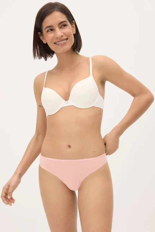 Algodón 19426 - Ysabel Mora - stringi 2-pack - pale yellow/pale rose