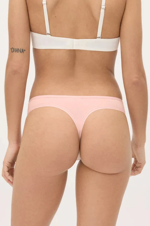 Algodón 19426 - Ysabel Mora - stringi 2-pack - pale yellow/pale rose