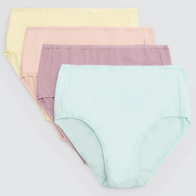 Algodón 19429 - Ysabel Mora - figi z wysokim stanem 2-pack - pale yellow/pale rose